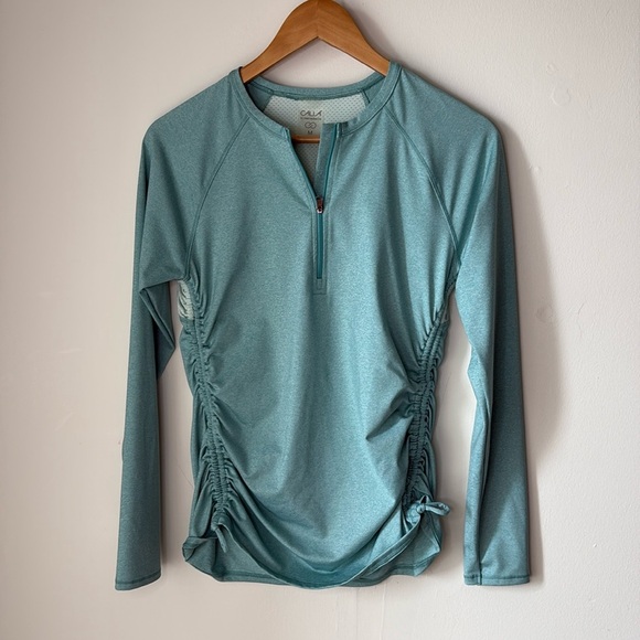 Calia by Carrie Underwood Blue Half Zip Jacket - Picture 1 of 3